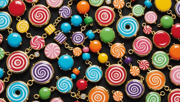 Sweeten your jewelry: explore vibrant candy charms today
